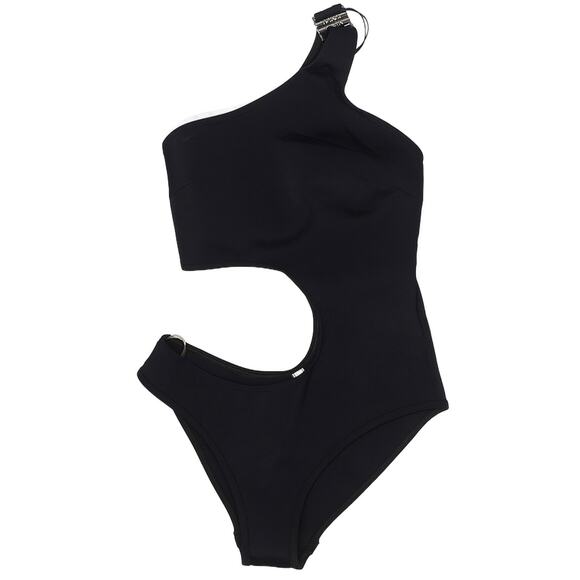 BONDI BORN Caprice Look Out one piece monokini neoprene cutout black swimsuit 2 - Picture 1 of 10